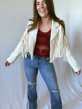 Load image into Gallery viewer, Take Me to Tootsies Fringe Jacket
