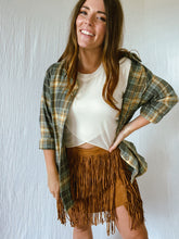 Load image into Gallery viewer, Cinnamon Fringe Wrap Skirt
